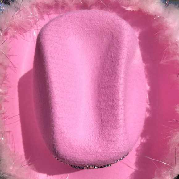 Light up LED Cowgirl party hat/ bandana/ heart shaped glasses set - Picture 5 of 11